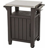 Keter Unity BBQ Side Table Brown