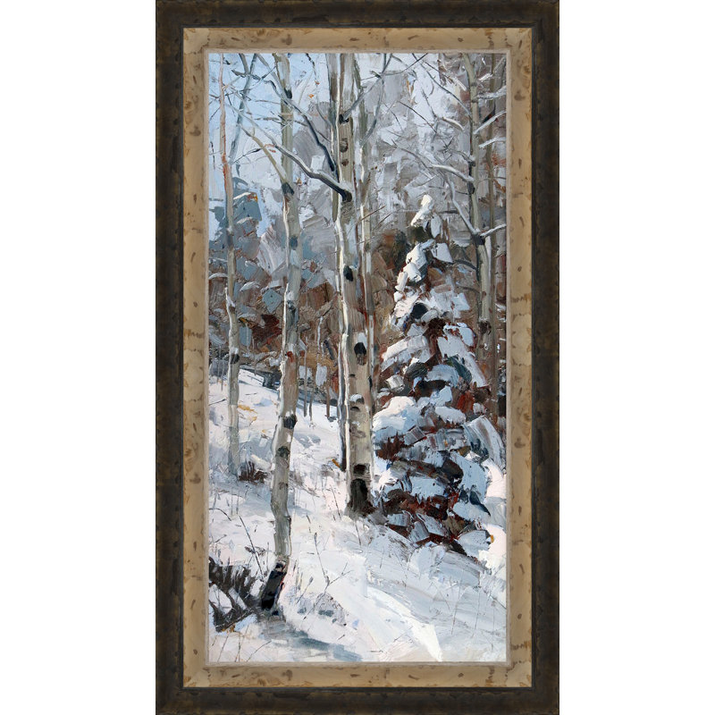 « fraîche snow », reproduction d’art encadrée