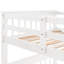 Lit superposé simple avec tiroir et espace - Rangement de courtepointe pratique pour garde-corps blanc-1886711255-1886711249
