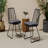 Set Of 2 Outdoor Patio Chair, With 2 Grey Cushions