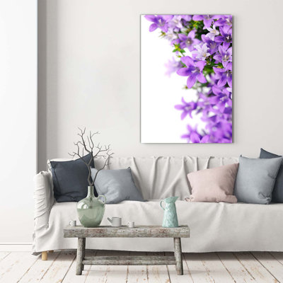 Purple Bells - Wrapped Canvas Print