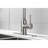 Single Handle High Arc Pull Out Kitchen Faucet,Single Level Stainless Steel Kitchen Sink Faucets With Pull Down Sprayer-125363863