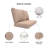 Outdoor Loveseat Cushion, Deep Seat/Back Replacement Cushion 5 Inch-64810681