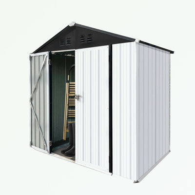 Outdoor storage sheds with double Doors and vents