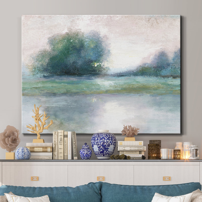 Doux printemps - reproduction d'art sur toile tendue, H 18 po x l 12 po x P 1 po