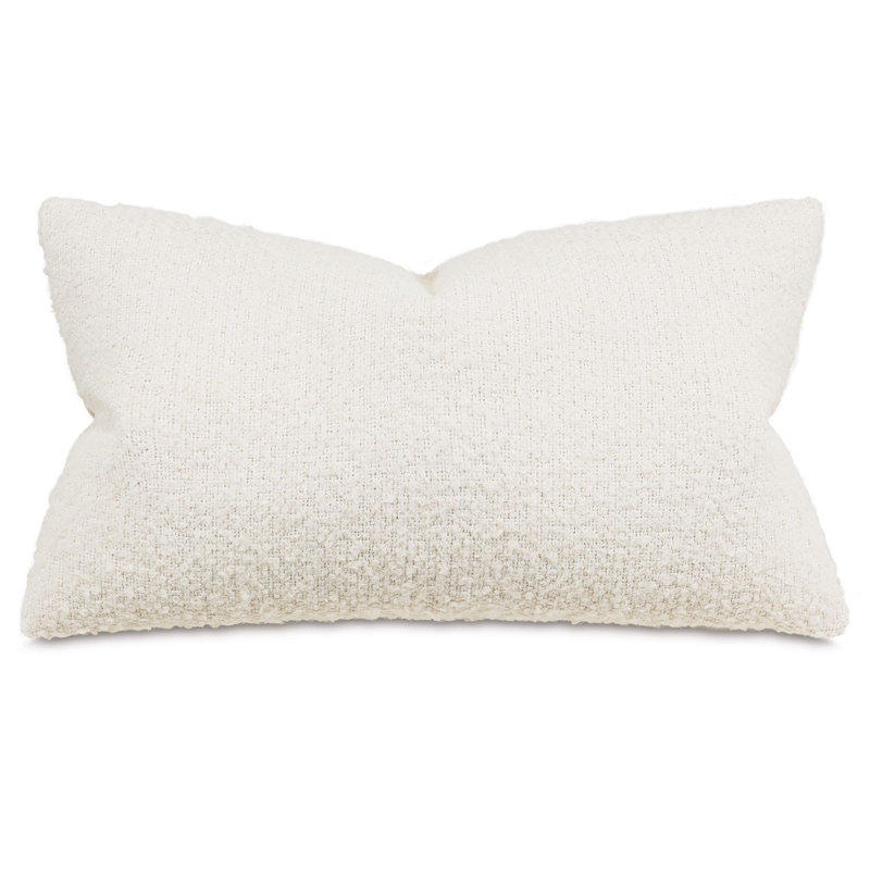 Clearview Lumbar Pillow Cover & Insert, Marl Cream