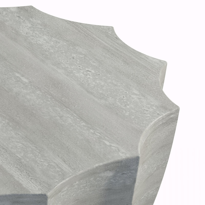 Table basse moderne d'extérieur et d'intérieur imperméable, Marble white