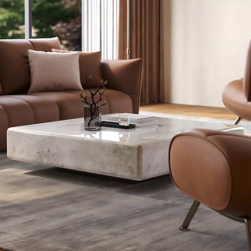 Table basse 39,37 "Modern, 11,81 po H x 39,37 po L x 39,37 po l