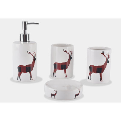 Accessoires de salle de bain 4 pièces Garraway Cermaic