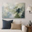 Composition abstraite vert bleu, art moderne, impression sur toile encadrée-126054362-126054368