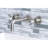 Kingston Brass Millennium Two-Handle 3-Hole Wall Mount Bathroom Faucet-11175969
