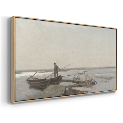 Série paysage - DCXCVI - Toile tendue avec châssis encadré - Prêt à être accroché