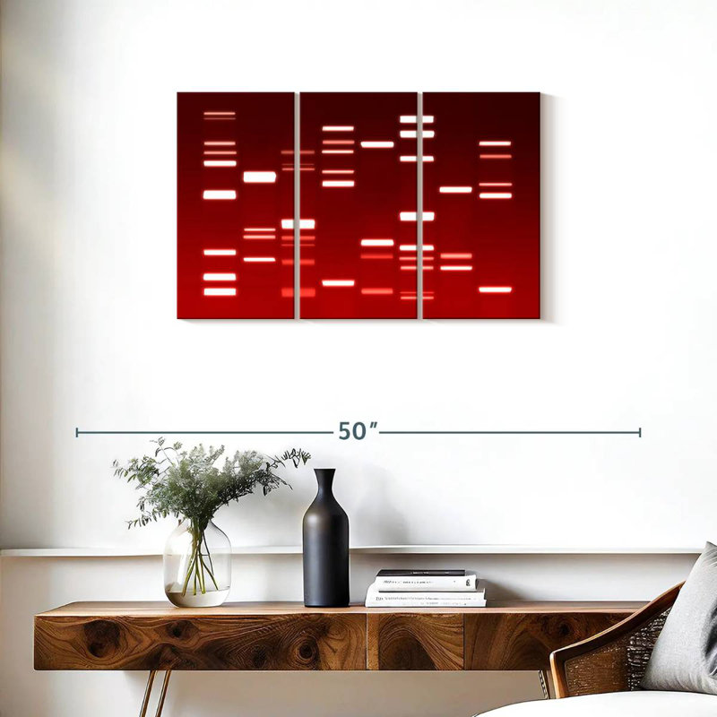 Keiri DNA Red, 20" H x 33" W