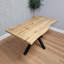 Wooden Brown Dining Table with Bench and 4 Black Velvet Chairs, Stylish Dining Room Furniture