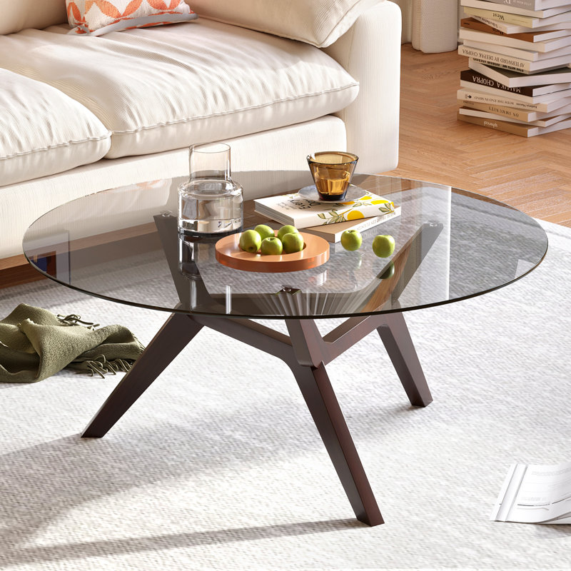 Three Leg Coffee Table, Walnut