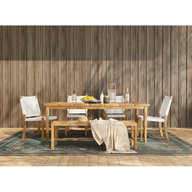 Tapis de couloir extérieur 6 pi, vert forêt / terre de Sienne, tapis réversible pour patio, porche, terrasse, tapis de sol