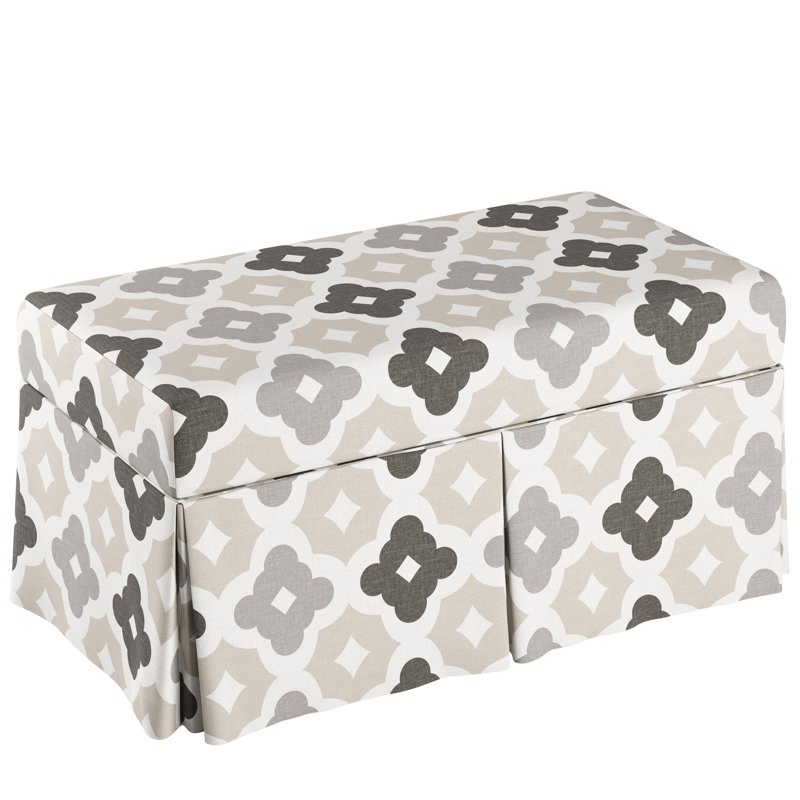 Upholstered Storage Bench, Sintra Taupe