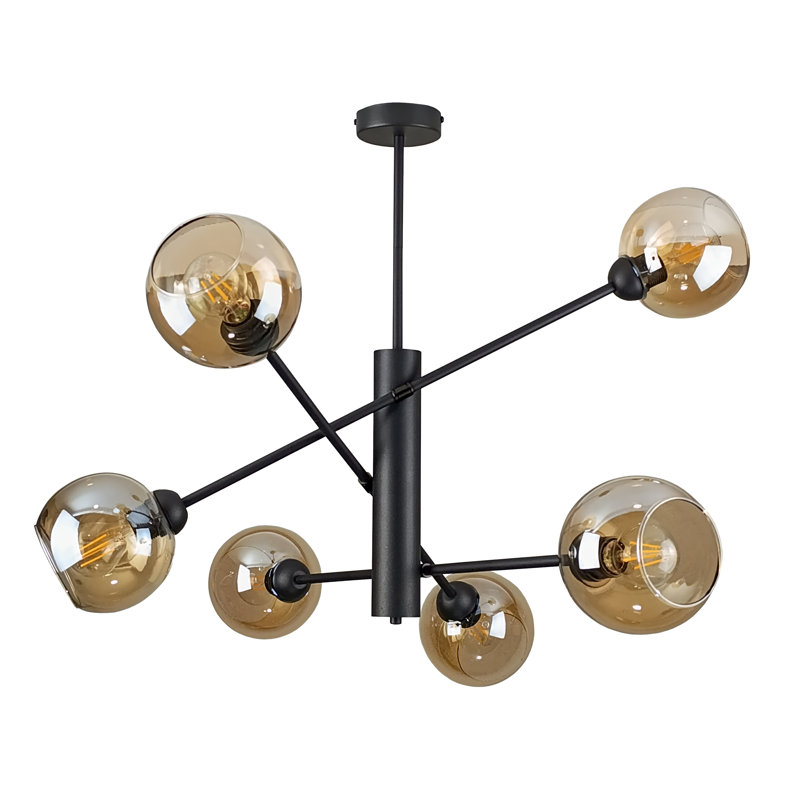 Illumo 6-light Flush Mount, Brown