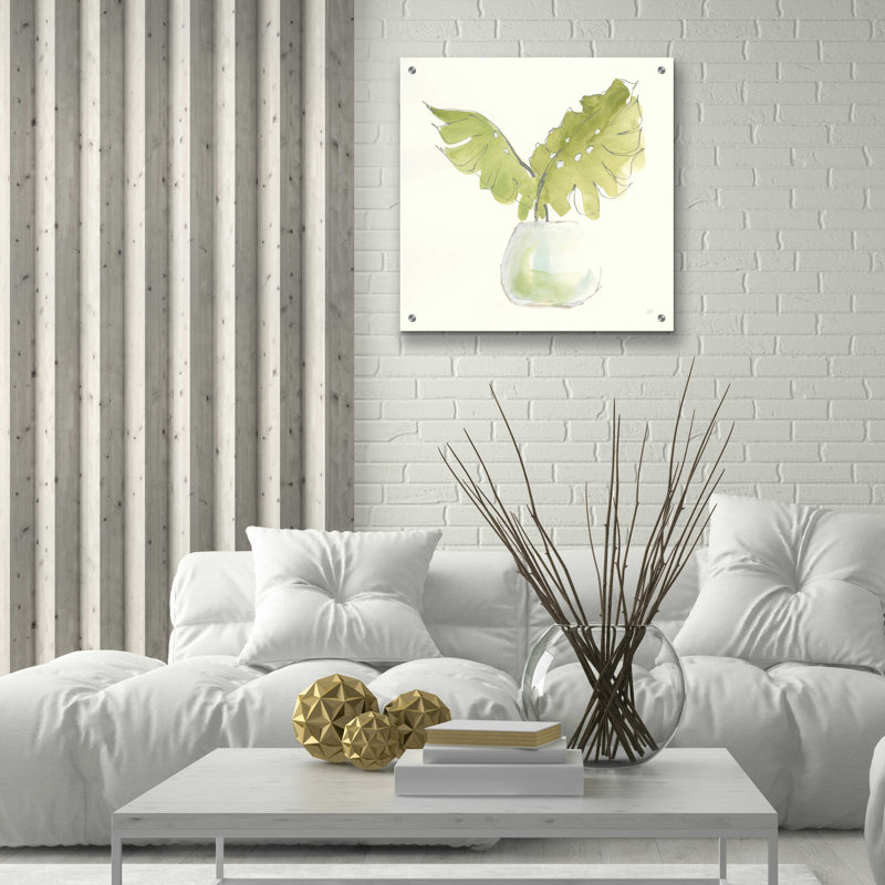 Bay Isle Home ™ «Plant Big Leaf II» par Chris Paschke, H 24 po x l 24 po x P 0,2 po