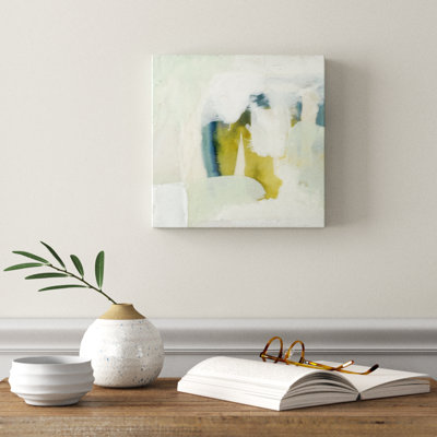 Encaustic Window I by Jennifer Goldberger - Wrapped Canvas Painting