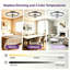 Ventilateur de plafond d'intérieur en cristal 20 po avec lumière et télécommande -718969208