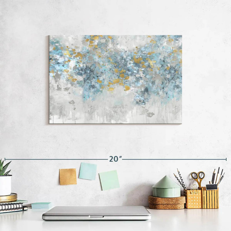Avery Charmed Aqua, 8" H x 12" W