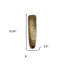 Vase mural en aluminium 12 po