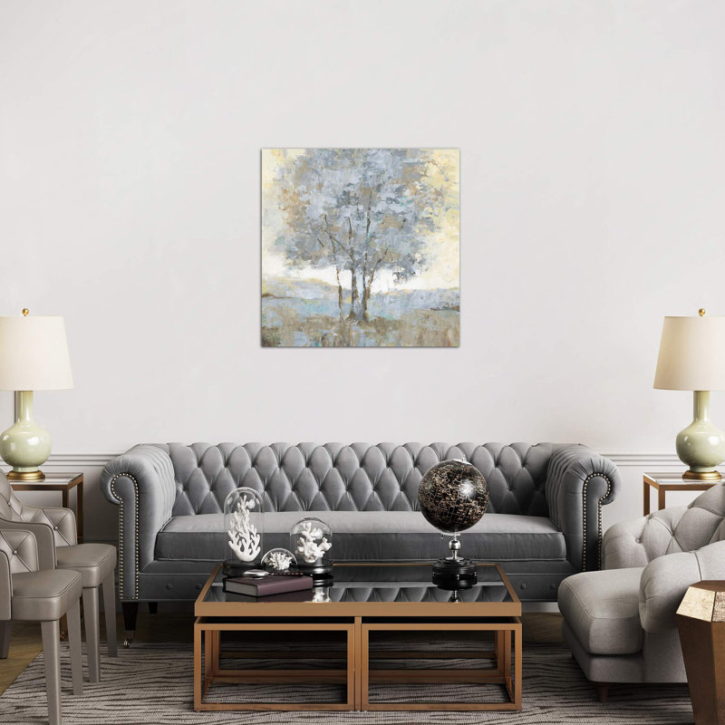 Soft Sentinel I - Wrapped Canvas Painting, 93.98 cm H x 93.98 cm W x 1.91 cm D