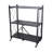 Kulseth 3-Tier Storage Cart With 4 Brake Alloy Universal Wheels