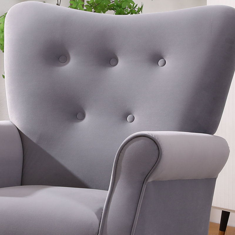 Chaise berçante Maylie, gris