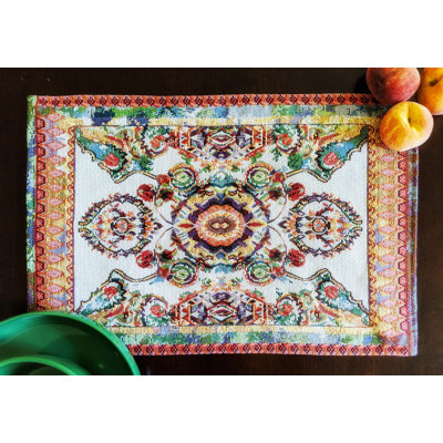 Polyester Damask Rectangle Placemat