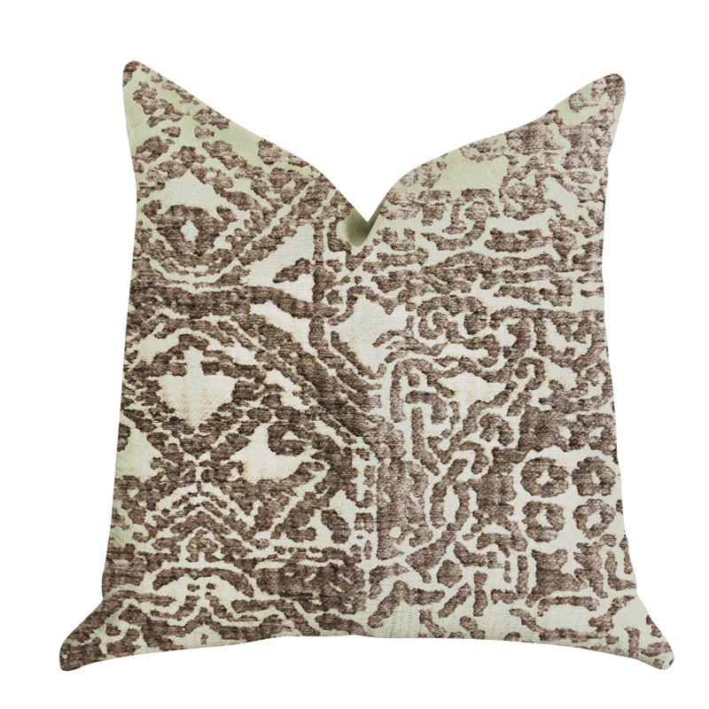 Dusky Cosmo Abstract Outdoor Reversible Throw Pillow, 26" x 26", Euro Pillow