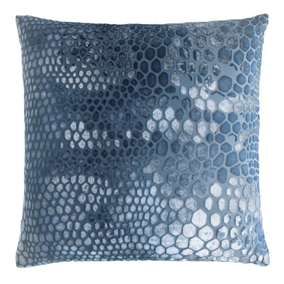 Snakeskin Square Velvet Pillow Cover & Insert