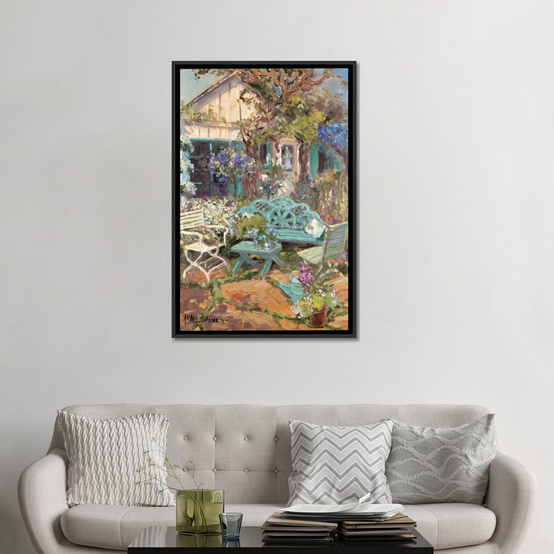 « côtière de l’artisanat », impression sur toile, H 26 po x l 18 po x P 1,5 po, Toile avec cadre noir, Pas de tapis