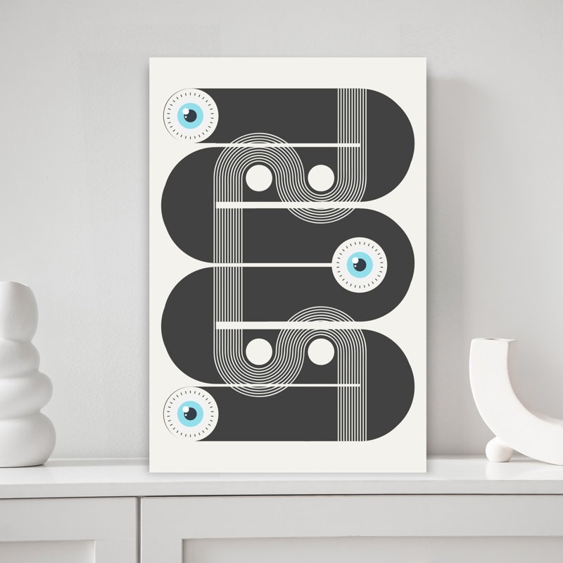 Contemporary Art Abstract Minimalist Modern Wall Art, 18" H x 12" W