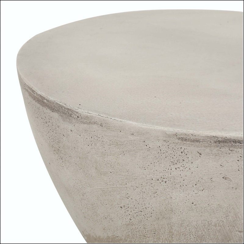 Table d'appoint Hourgo MGO avec finition en béton lisse