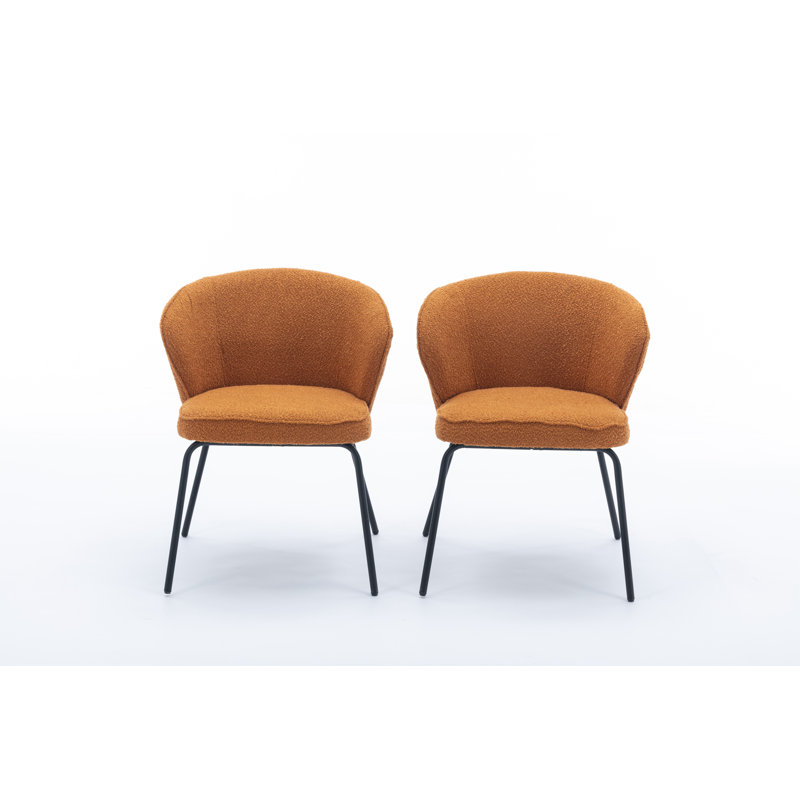 Chaise de salle à manger Donohoe Boucle, 2, Gingembre
