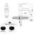Single-Hole Single-handle Bathroom Faucet with Drain Assembly-97838746