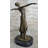 Janmesh Bronze Sculpture D.H. Chiparus Dancer Standing On Her Toes Bronze Sculpture Deco