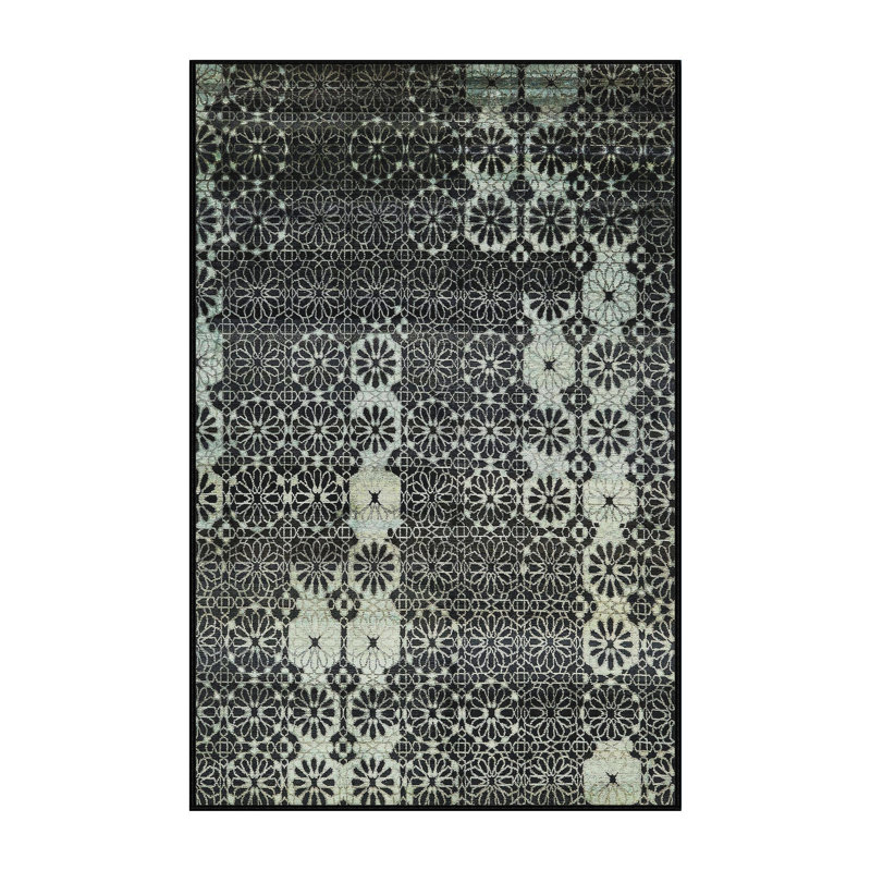 Westernport Abstract Indoor Rug, Rectangle 6' x 9'