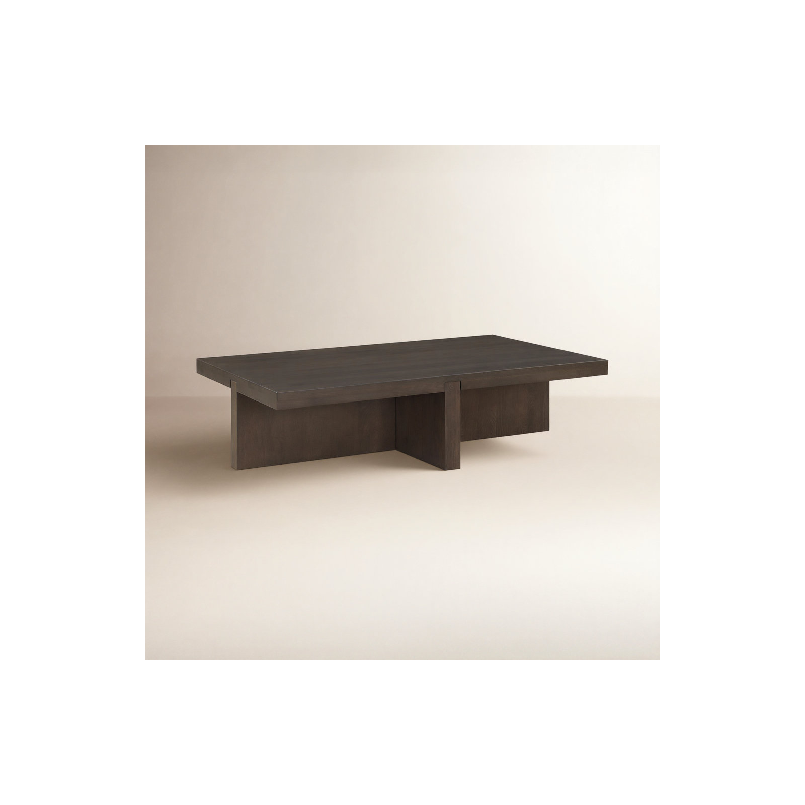 Wytheville Solid Wood Coffee Table, Dark Brown