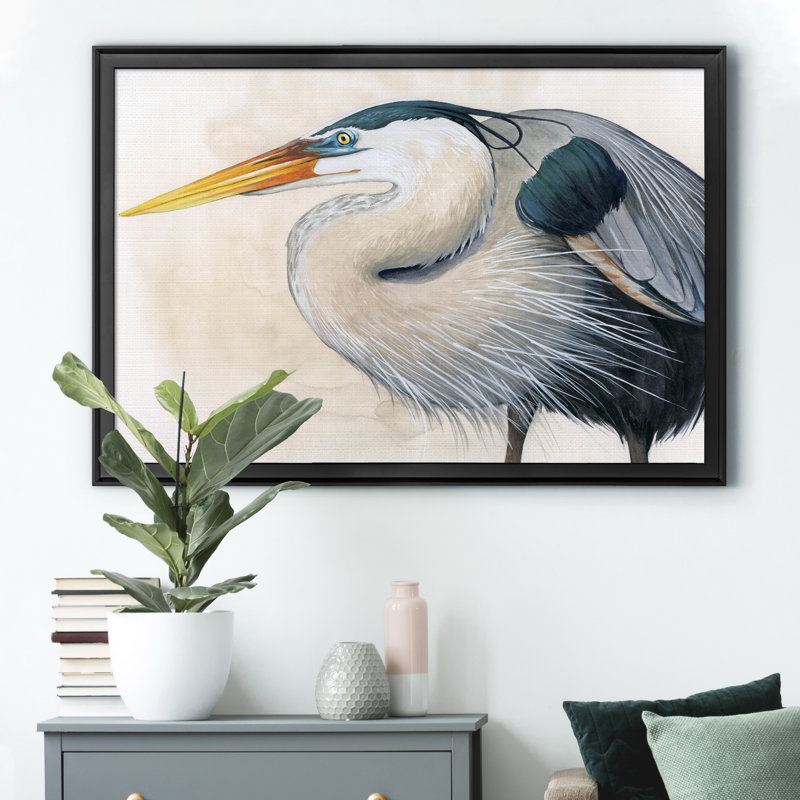 «Blue Hunter I», impression sur toile encadrée, Noir, H 26,5 po x l 36,5 po x P 1,5 po
