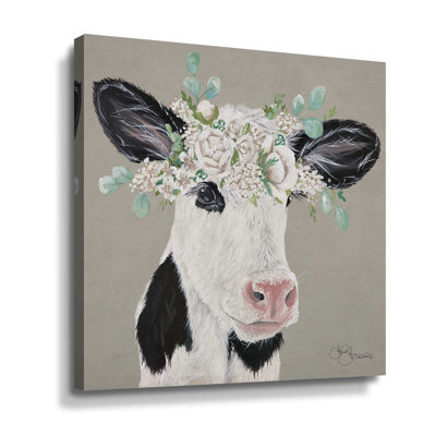 " Patience The Cow " Painting Print
