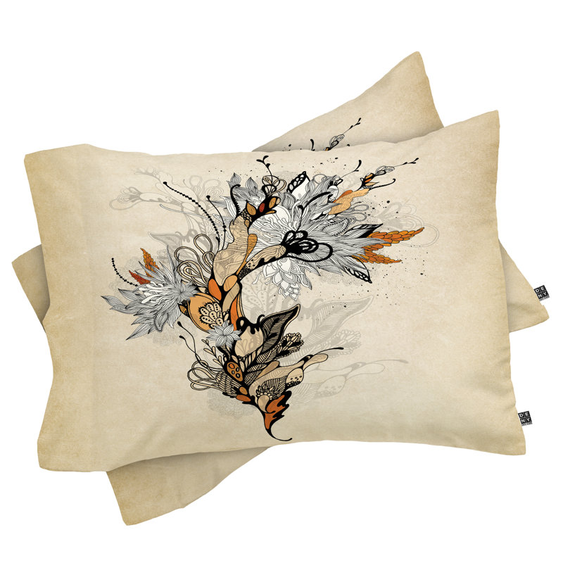 Floral 1 Pillowcase, King