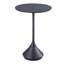 Melancthon Tall Aluminum End Table, Antique Black-106459125
