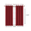 Jeffro Pair Eyelet Blackout Curtains-474390629-474390655