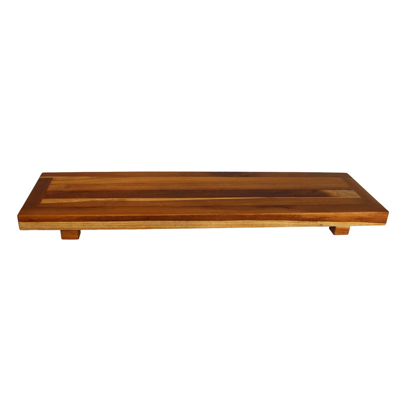 Eleganto Free-Standing Teak Bath Caddy