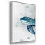 «Blue Turtle II», peinture sur toile 3 pièces-2083693882-2083693881