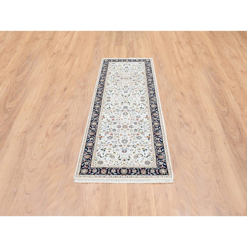 Kyala One-of-a-Kind 2'7" X 8'3" New Age Runner Area Rug in Ivory