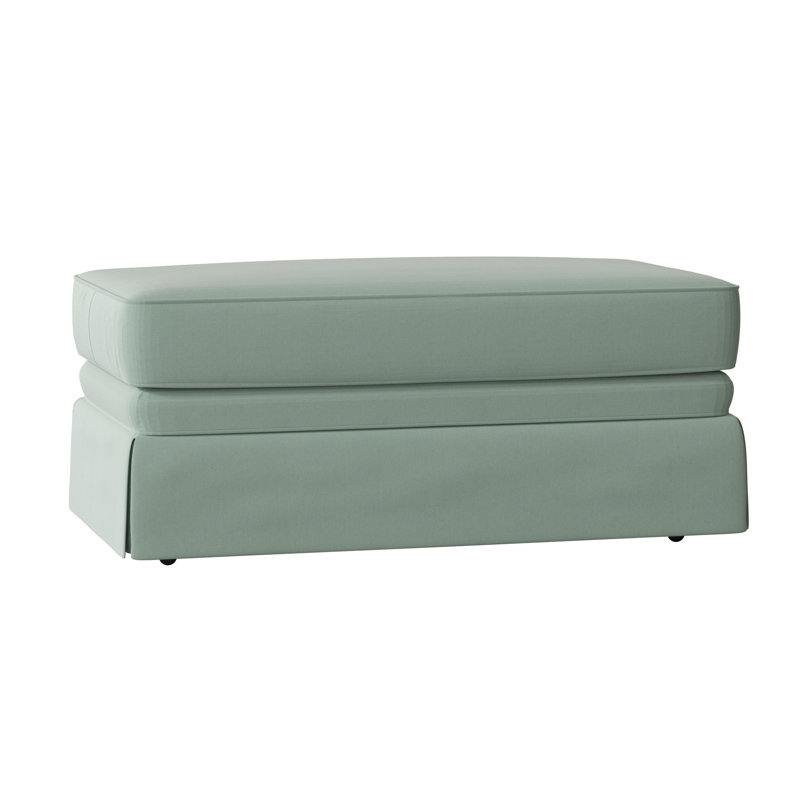 Repose-pieds rectangulaire 45 po Atterbury, Toile Spray Bayou